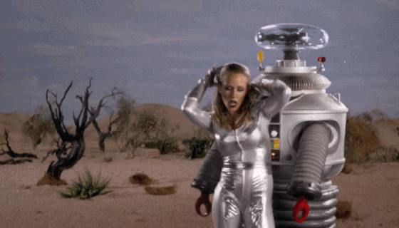 Image result for "lost in space" robot gif